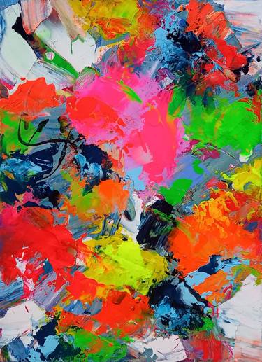 Original Contemporary Abstract Painting by Jill Dowell