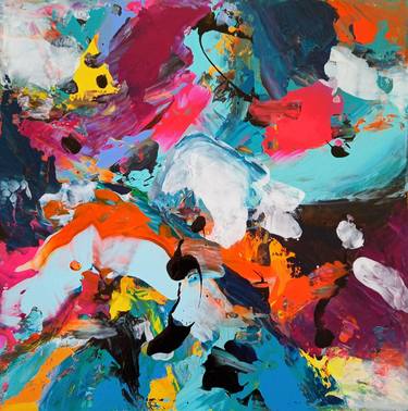 Original Contemporary Abstract Paintings by Jill Dowell