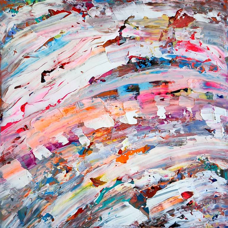 Original Abstract Painting by Jill Dowell | Abstract Art on Canvas | Steps Along the Way