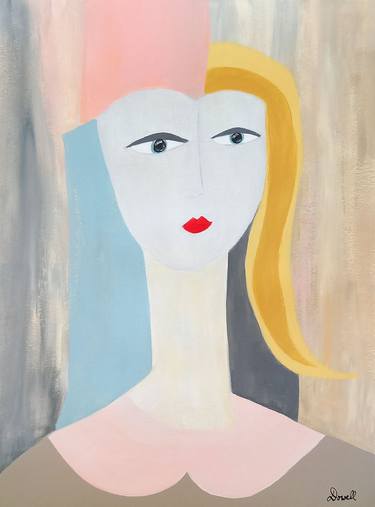 Original Abstract Expressionism Women Painting by Jill Dowell