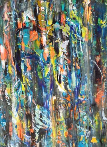Original Abstract Expressionism Women Painting by Jill Dowell