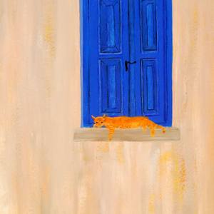 A Windowsill in Greece