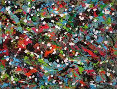 Original Abstract Expressionism Abstract Paintings by Jill Dowell