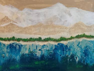 Print of Abstract Landscape Paintings by Jill Dowell