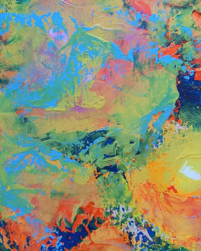 Original Abstract Expressionism Abstract Painting by Jill Dowell