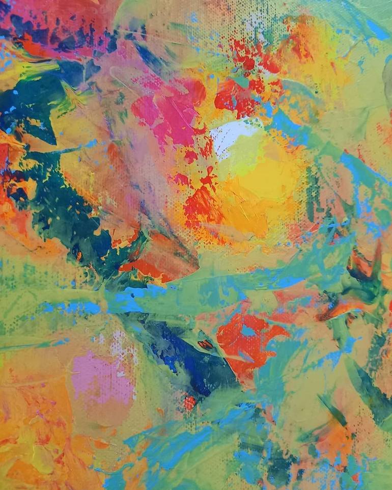 Original Abstract Expressionism Abstract Painting by Jill Dowell