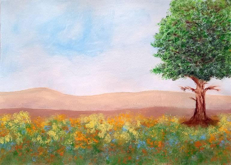 Print of Abstract Landscape Paintings by Jill Dowell