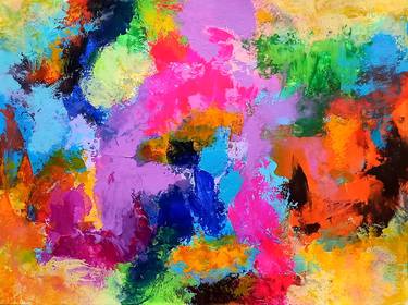 Original Abstract Expressionism Abstract Paintings by Jill Dowell