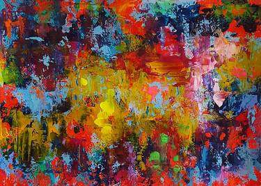 Print of Abstract Expressionism Abstract Paintings by Jill Dowell