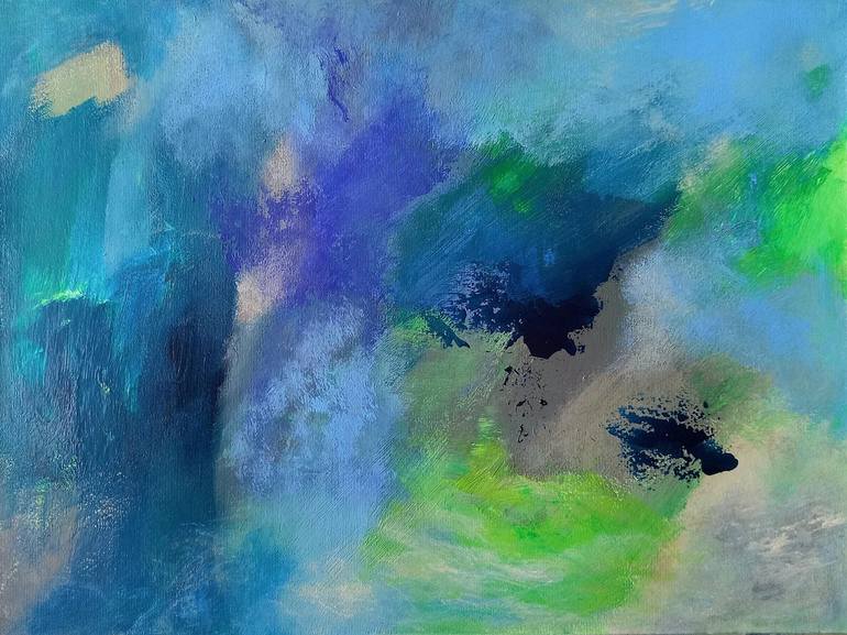 The Chase Painting by Jill Dowell | Saatchi Art