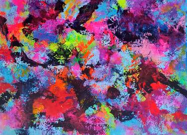 Print of Abstract Expressionism Abstract Paintings by Jill Dowell