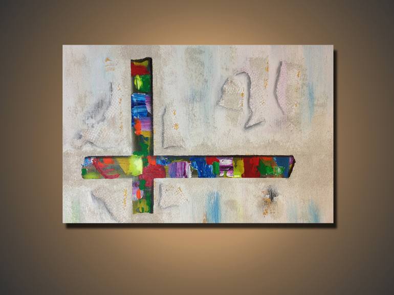 Original Abstract Expressionism Abstract Painting by Topher Essex