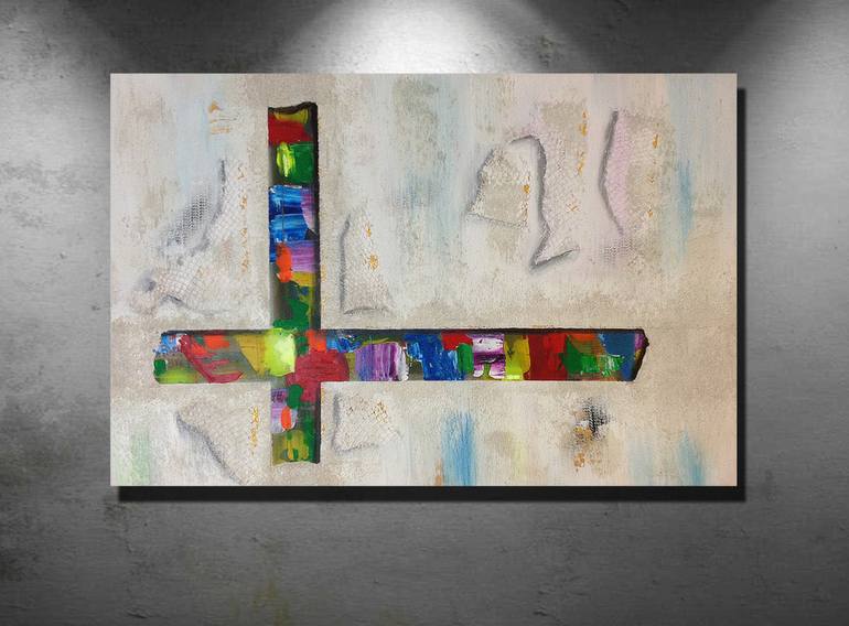 Original Abstract Expressionism Abstract Painting by Topher Essex