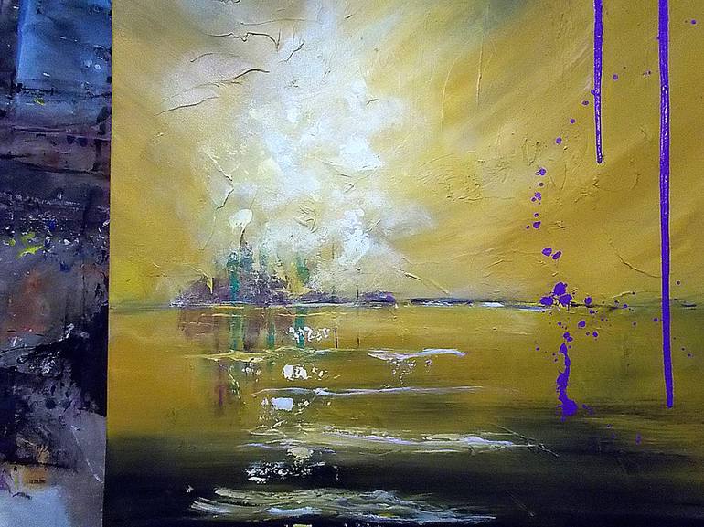 Original Abstract Landscape Painting by Topher Essex