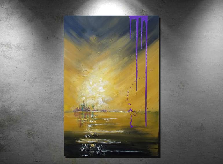 Original Abstract Landscape Painting by Topher Essex