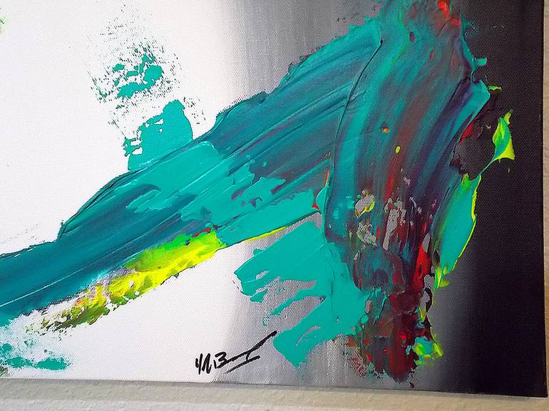 Original Abstract Expressionism Abstract Painting by Topher Essex