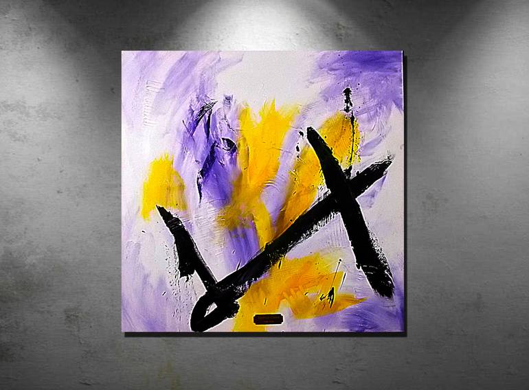 Original Abstract Expressionism Abstract Painting by Topher Essex