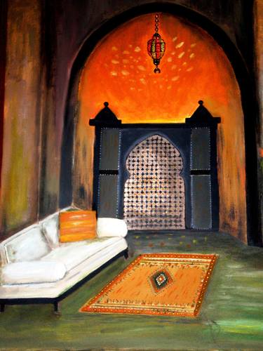 Original Fine Art Home Paintings by Dalal Farah Baird