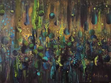 Saatchi Art Artist Dalal Farah Baird; Paintings, “Secret Garden” #art