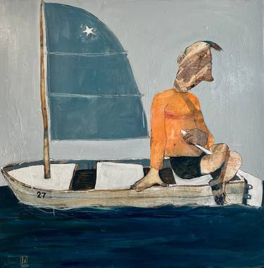 Print of Figurative Sailboat Paintings by ILYA VOLYKHINE