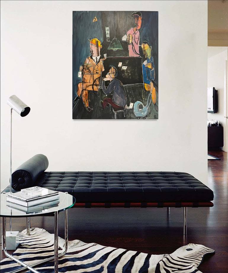 Original Figurative Men Painting by Ilya Volykhine