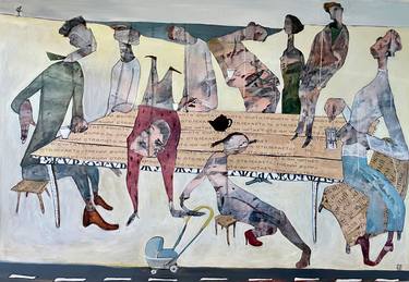 Original Figurative People Paintings by Ilya Volykhine