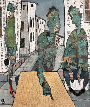 Print of Figurative Cities Paintings by ILYA VOLYKHINE