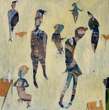 Print of Figurative People Paintings by ILYA VOLYKHINE