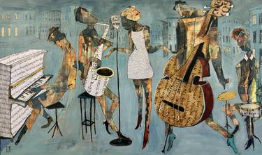 Print of Music Paintings by ILYA VOLYKHINE