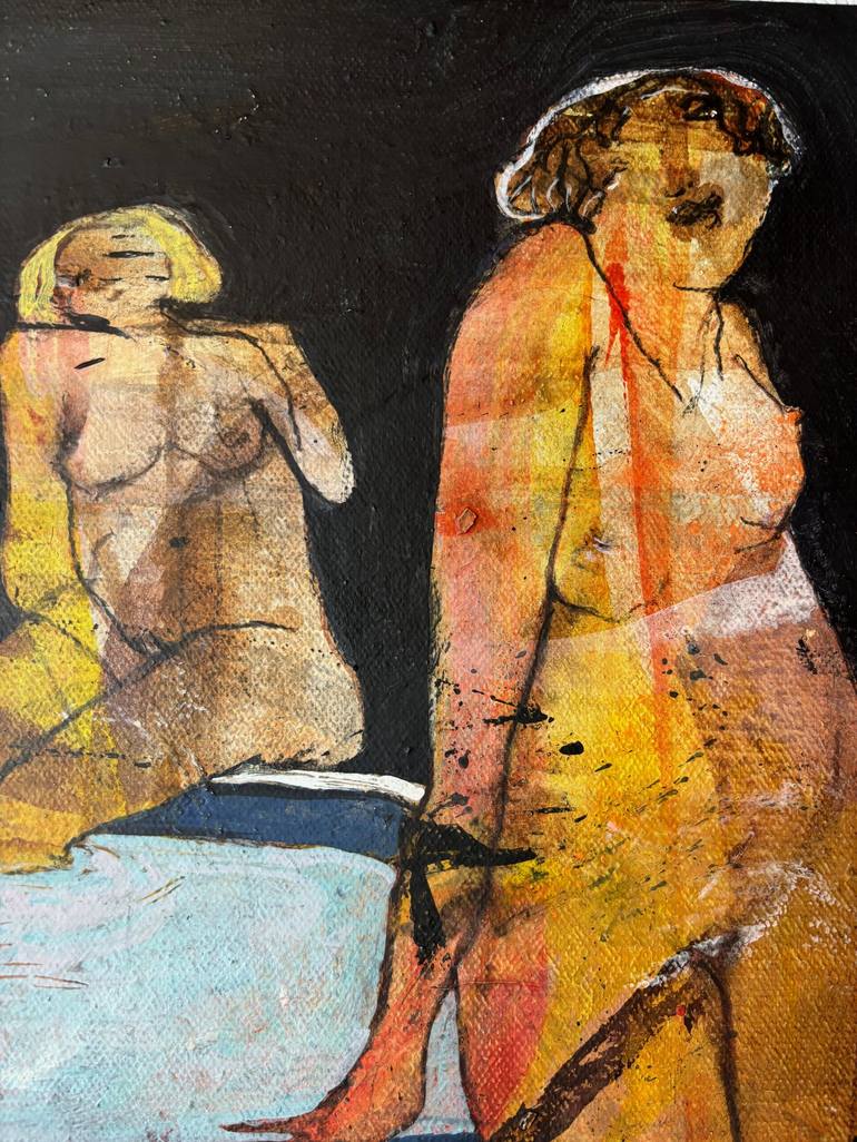 Original Contemporary Nude Painting by ILYA VOLYKHINE