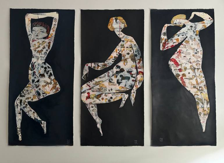 Original Figurative Women Paintings by Ilya Volykhine