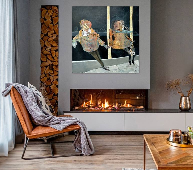 Original Contemporary Love Painting by Ilya Volykhine