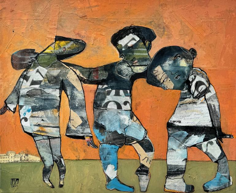 Original Figurative People Paintings by Ilya Volykhine