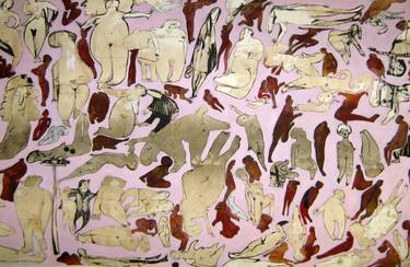 Print of Abstract Expressionism Nude Paintings by ILYA VOLYKHINE