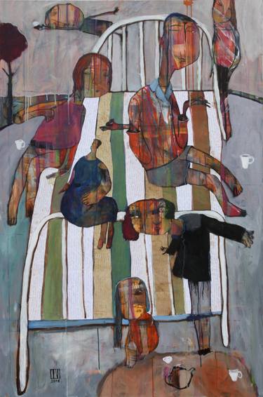 Print of Abstract Expressionism People Paintings by ILYA VOLYKHINE