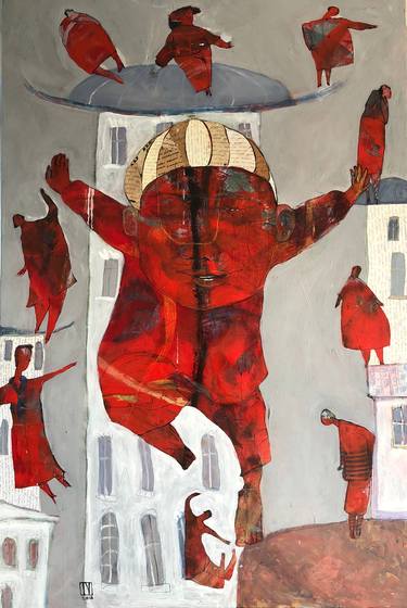 Print of Abstract Expressionism People Paintings by ILYA VOLYKHINE