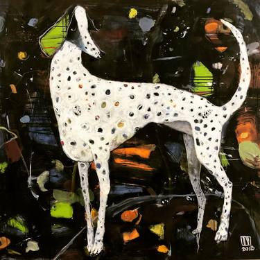 Original Dogs Paintings by ILYA VOLYKHINE