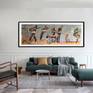 Similar work, framed.