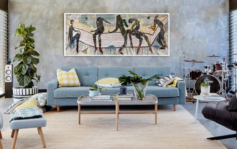 Original Expressionism Cities Painting by Ilya Volykhine