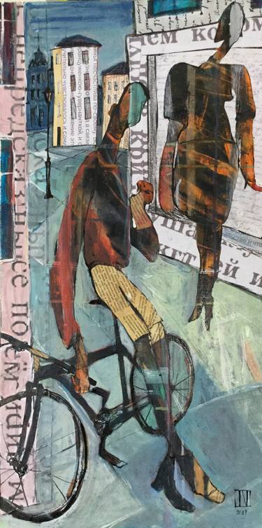 Print of Bicycle Paintings by ILYA VOLYKHINE