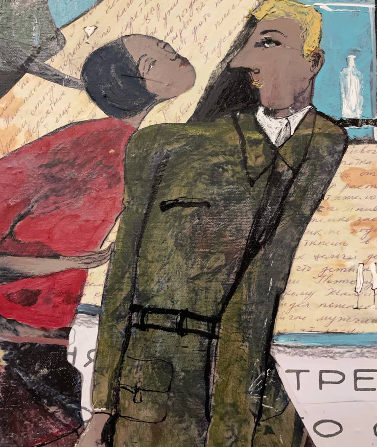 Original Expressionism Cities Painting by Ilya Volykhine