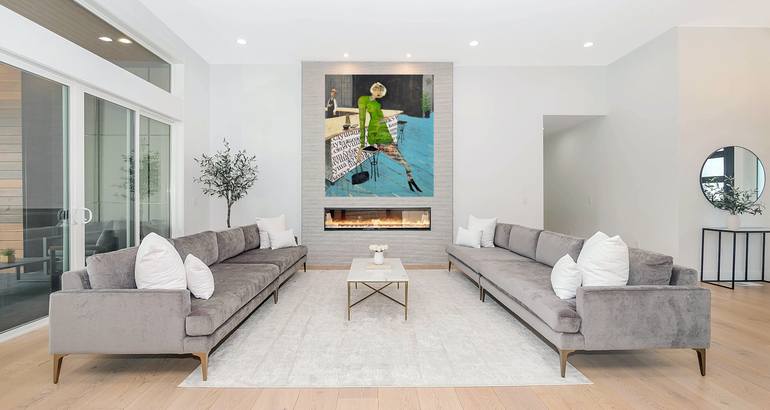 Original Expressionism Women Painting by Ilya Volykhine