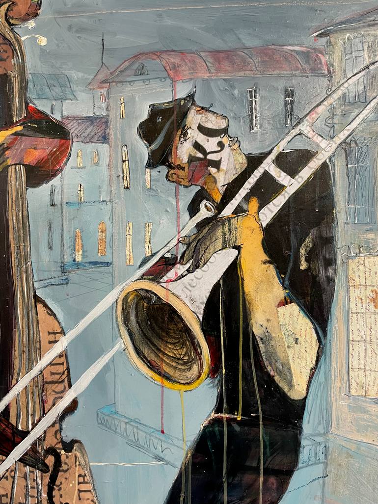 Original Expressionism Music Painting by Ilya Volykhine