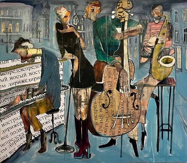 Print of Music Paintings by ILYA VOLYKHINE