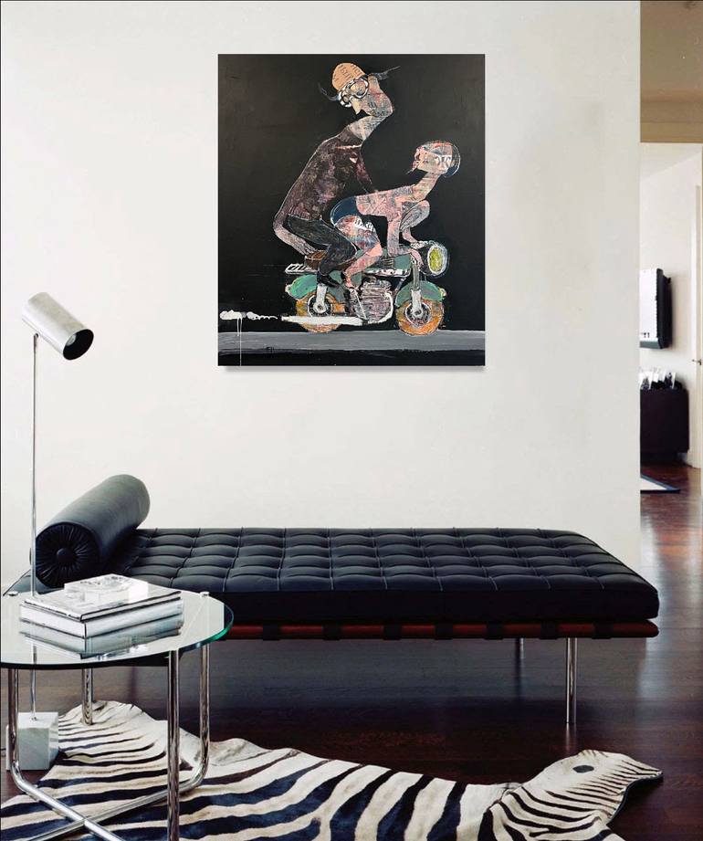 Original Contemporary Transportation Painting by Ilya Volykhine