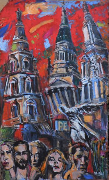 Print of Expressionism Cities Paintings by Hector Romanzini