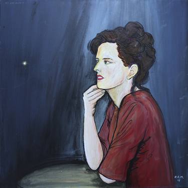 Original Figurative Portrait Paintings by Rudolf Mitter