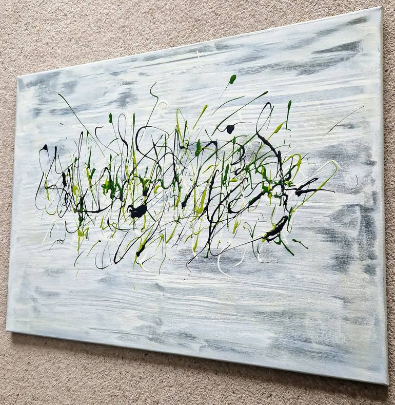 Original Impressionism Abstract Painting by Robert Niland