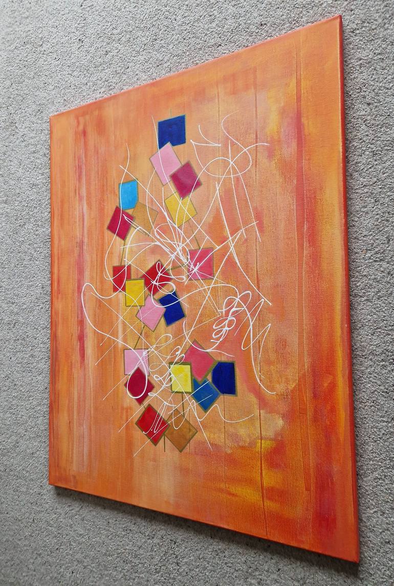 Original Abstract Painting by Robert Niland