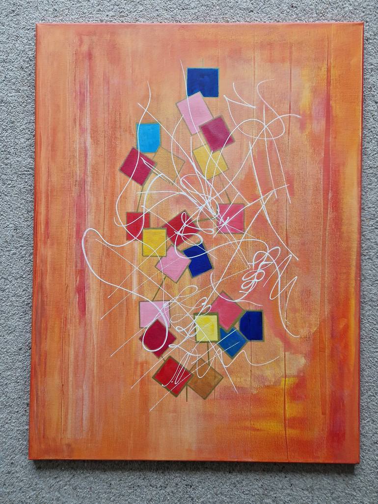 Original Abstract Painting by Robert Niland